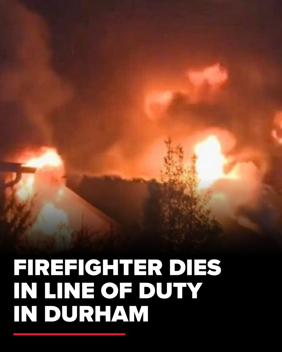 A firefighter died in the line of duty in Durham, the North Carolina SBI says.